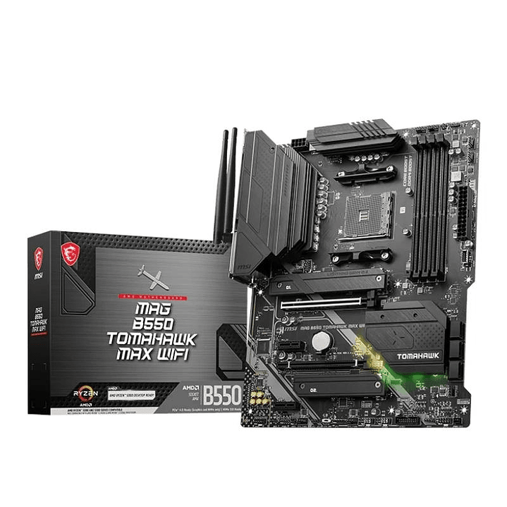 MSI Placa Base MAG B550 TOMAHAWK MAX WIFI ATX AM4 1