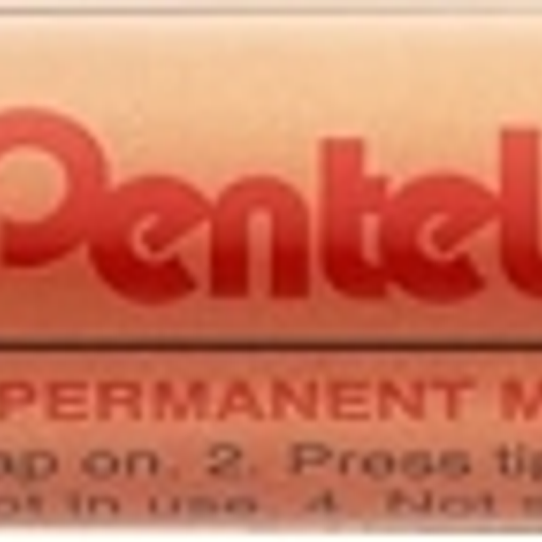 Pentel Paint Marker Marcador de Pintura - Punta Media 4.5mm - Permanente en todas las Superficies - Resistente a Luz y Agua - Cuerpo de Aluminio - Col 1