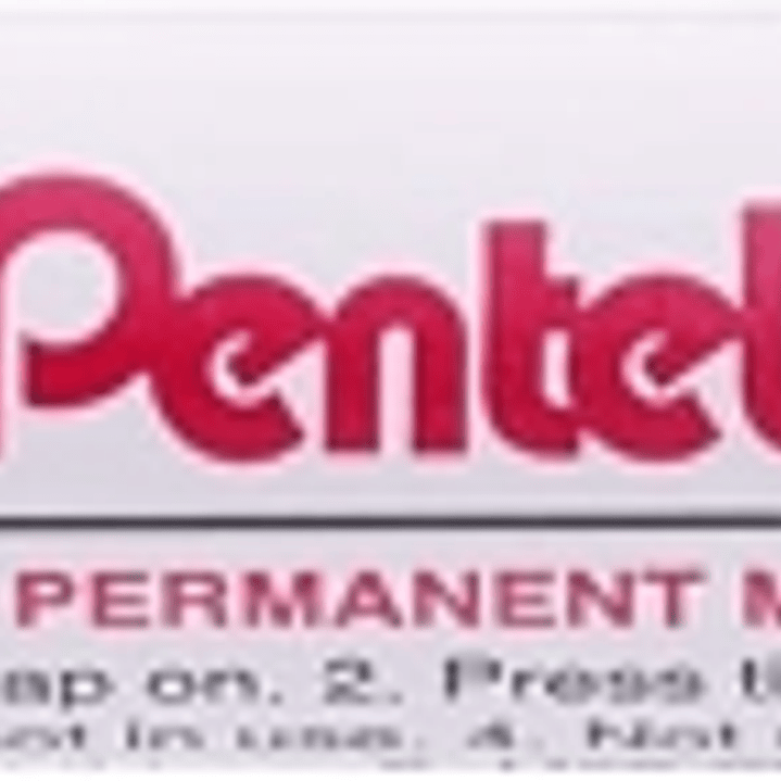 Pentel Paint Marker Marcador de Pintura - Punta Media 4.5mm - Permanente en todas las Superficies - Resistente a Luz y Agua - Cuerpo de Aluminio - Col 1