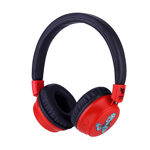 Redlox by Chuster Zombie Auriculares Bluetooth 5.3 Plegables - Altavoz 40mm - Bateria 200mAh - Autonomia hasta 28h - Alcance 10m - 32Ohm - Sensibilida