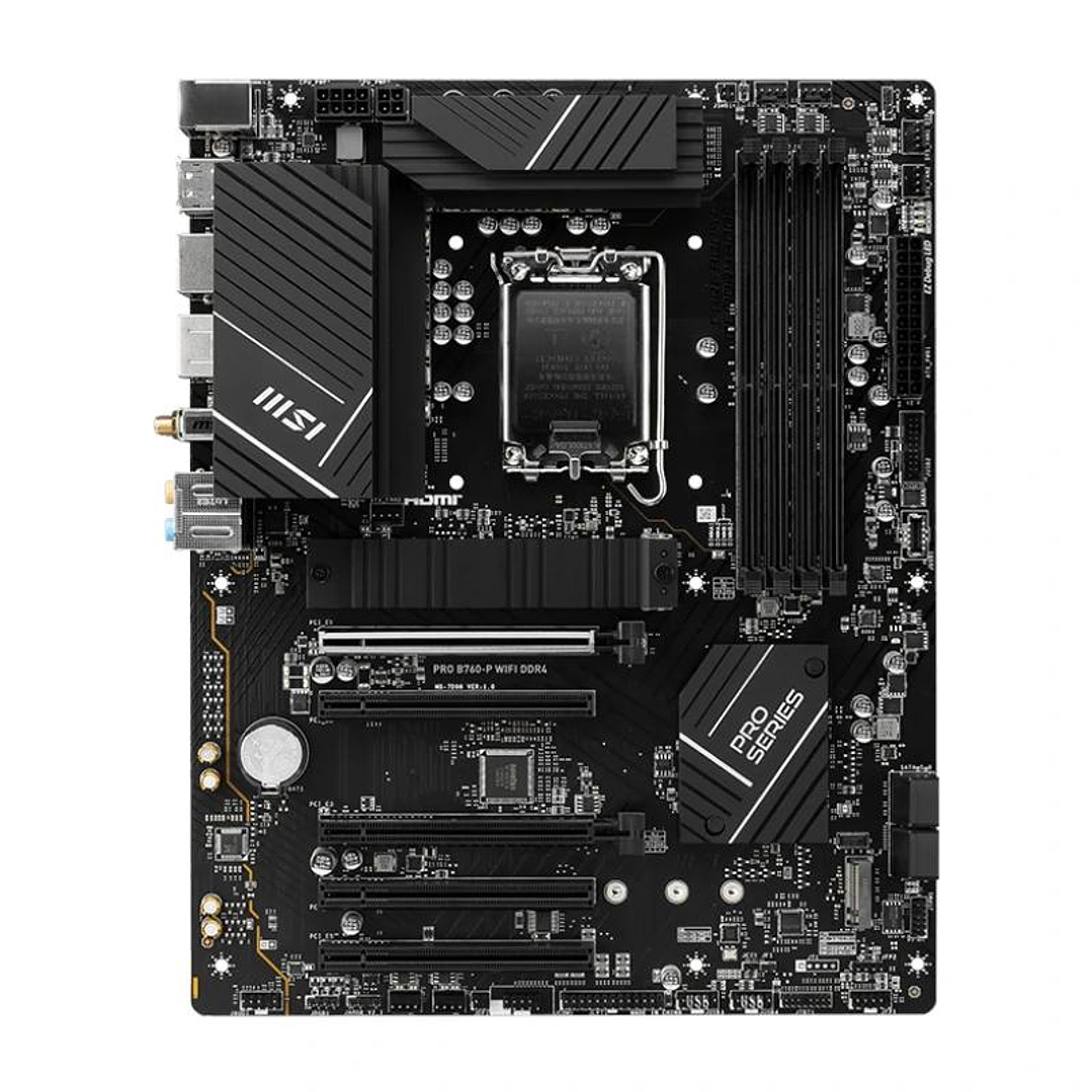 MSI Placa Base PRO B760-P WIFI DDR4 ATX LGA1700 2