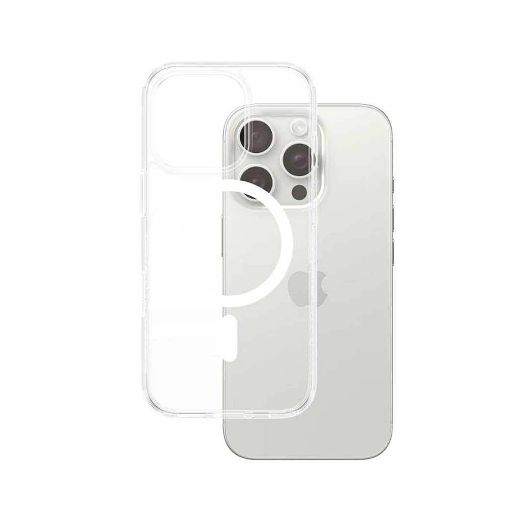 PanzerGlass Case con White MagSafe iPhone 16 Pro 1