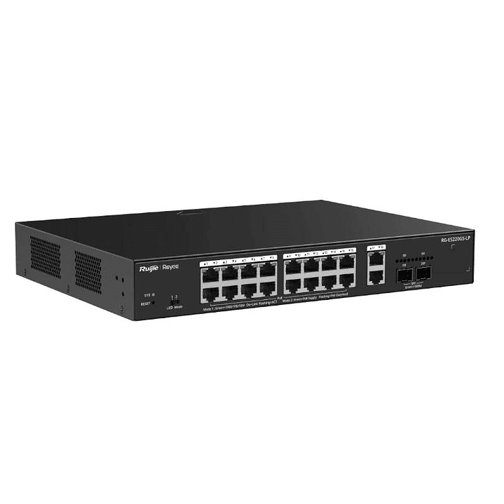 Reyee ES220GS-LP Switch 18xGbE (16 PoE) 130W 2xSFP 2