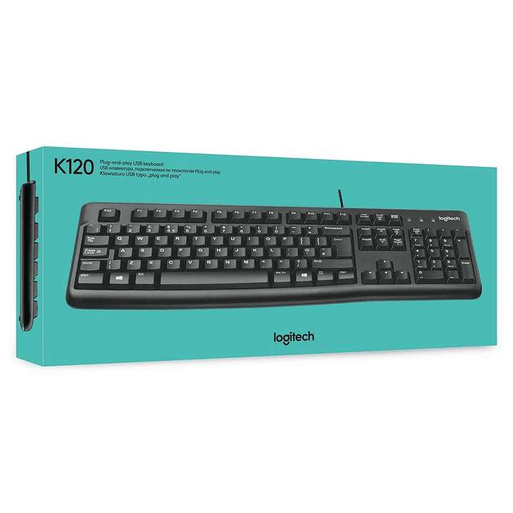 Logitech Teclado K120 OEM USB 4