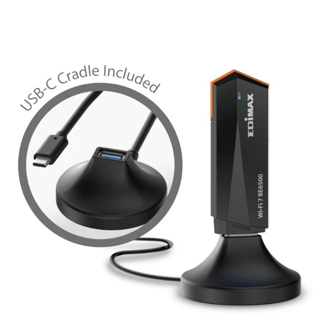 Edimax EW-7822UBE Adaptador USB 3.2 WiFi7 BE6500 4