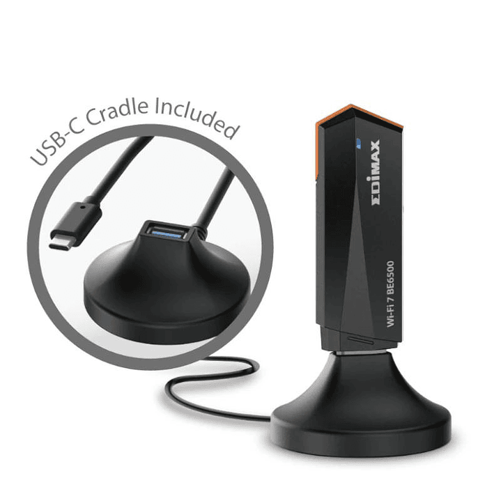 Edimax EW-7822UBE Adaptador USB 3.2 WiFi7 BE6500 4