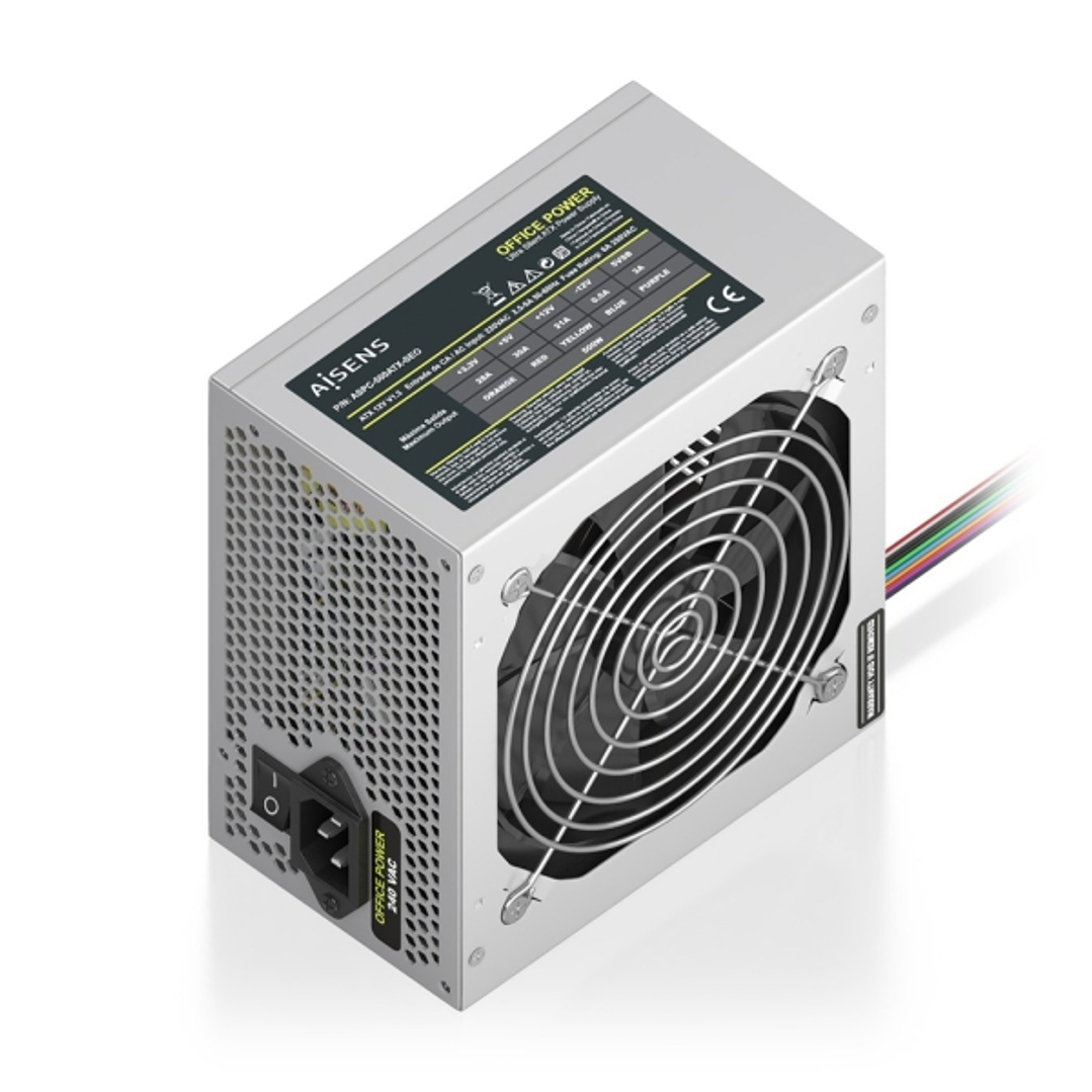Aisens ASPC-500ATX-SEO Fuente de Alimentacion 500W ATX OEM - Ventilador 120mm 1