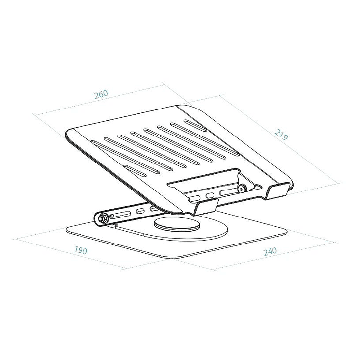 Tooq Soporte mesa 360º dispositivos 11-17