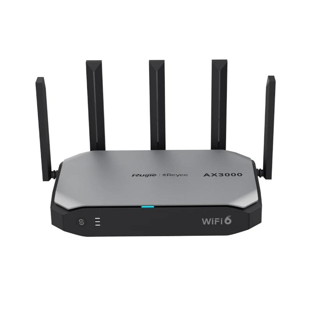 Reyee Router WiFi6 AX3000 Dual Band metal 5xGbE 1