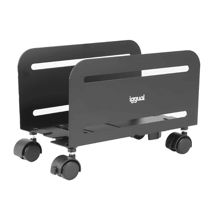 iggual Soporte CPU metálico con ruedas SOP2 4