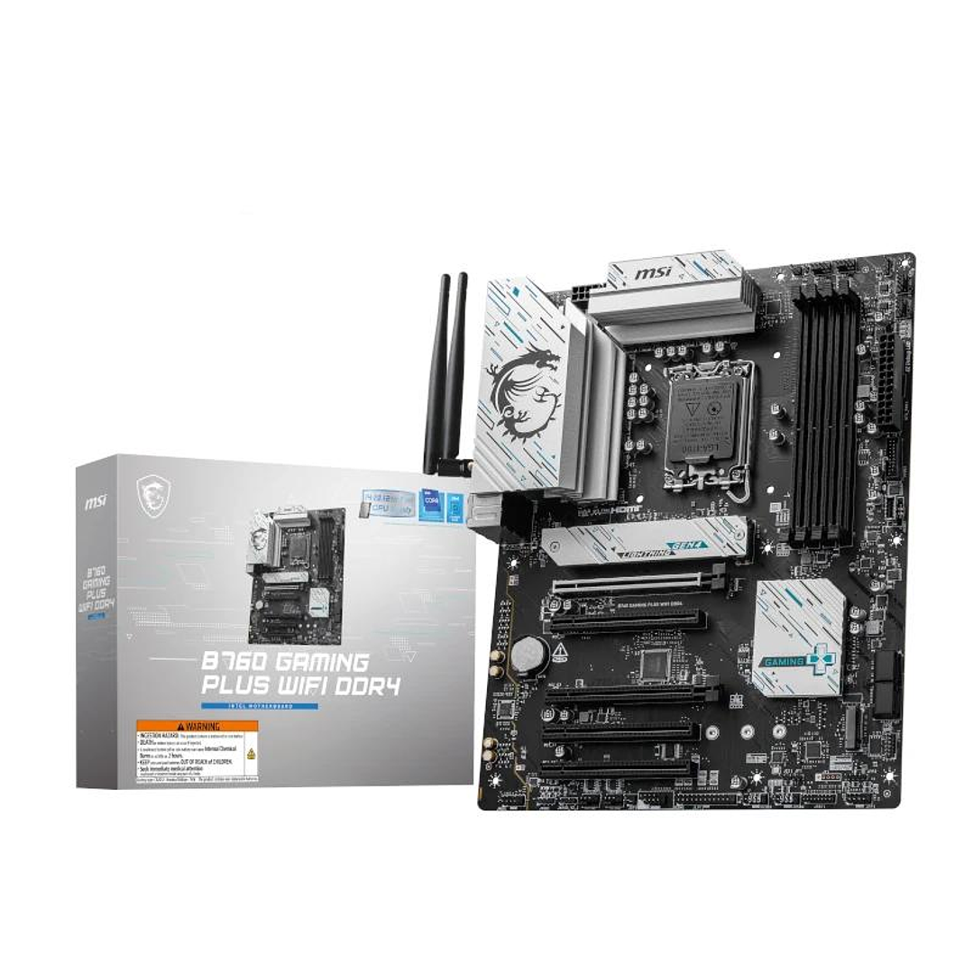 MSI Placa Base B760 GAMING PLUS WIFI DDR4 1700 2