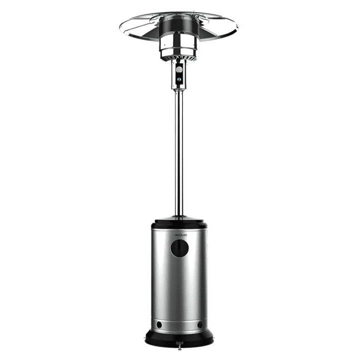 Cecotec ReadyWarm 8800 Outdoor Microclimate Estufa de Gas con Forma de Seta - Potencia Calorifica de 14kW - Ruedas para Movilidad - Termostato - Calie 1