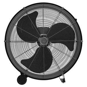 Cecotec ProIndustry 2400 Ventilador Industrial de Suelo con 3 Aspas de Aluminio - 180W - 3 Velocidades - Flujo de Aire 9832.8 m3/h - Facil Transporte 