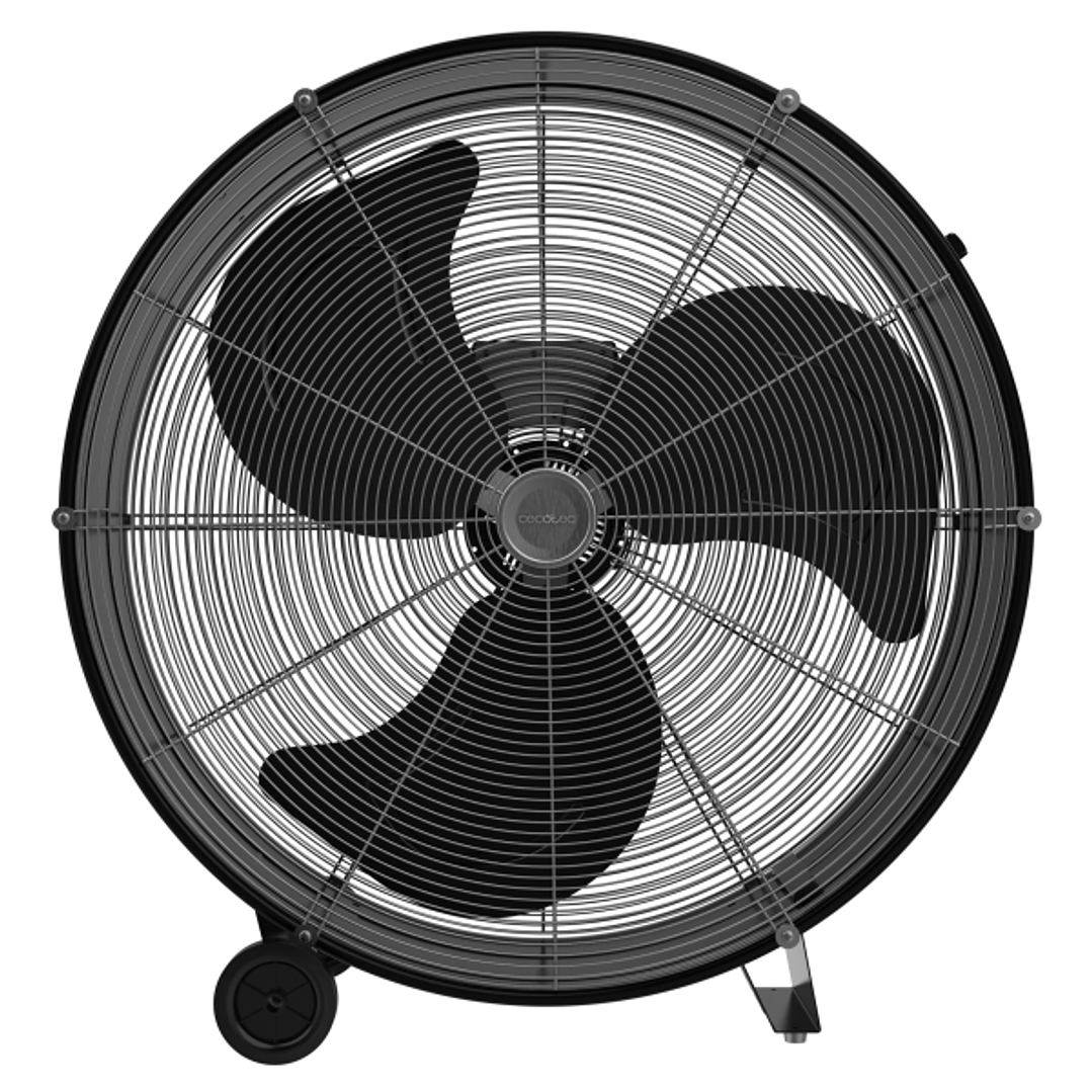 Cecotec ProIndustry 2400 Ventilador Industrial de Suelo con 3 Aspas de Aluminio - 180W - 3 Velocidades - Flujo de Aire 9832.8 m3/h - Facil Transporte  1