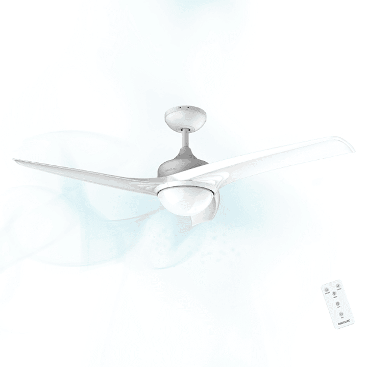 Cecotec EnergySilence Aero 550 Ventilador de Techo con 3 Aspas y Luz LED Integrada - 62W - Diametro de 52