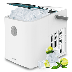 Cecotec Chillin Ice 1200 Go Maquina de Hielo - 120W - Capacidad de 12kg Diarios - Control con Botones y LEDs - Ventana para Monitoreo - Funcion Autoli
