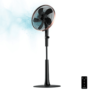 Cecotec EnergySilence 1040 SmartExtreme Ventilador de Pie con 10 Aspas - 28W - Diametro de 40cm - 24 Velocidades y 3 Modos - Temporizador - Oscilante 