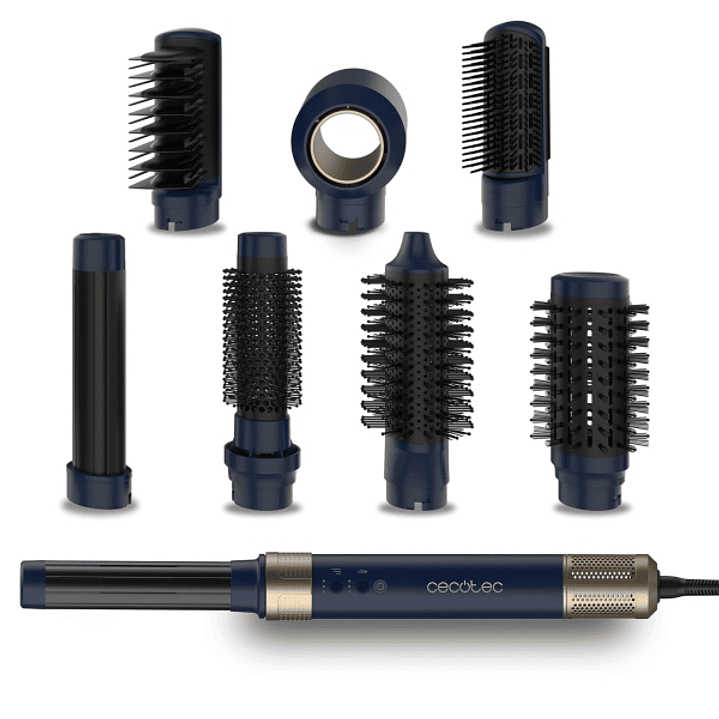 Cecotec Bamba CeramicCare AirGlam Rizador - Potencia de 1400W - Ergonomico y Seguro - Calentamiento Rapido - Temperatura Ajustable - Funcion de Apagad 1