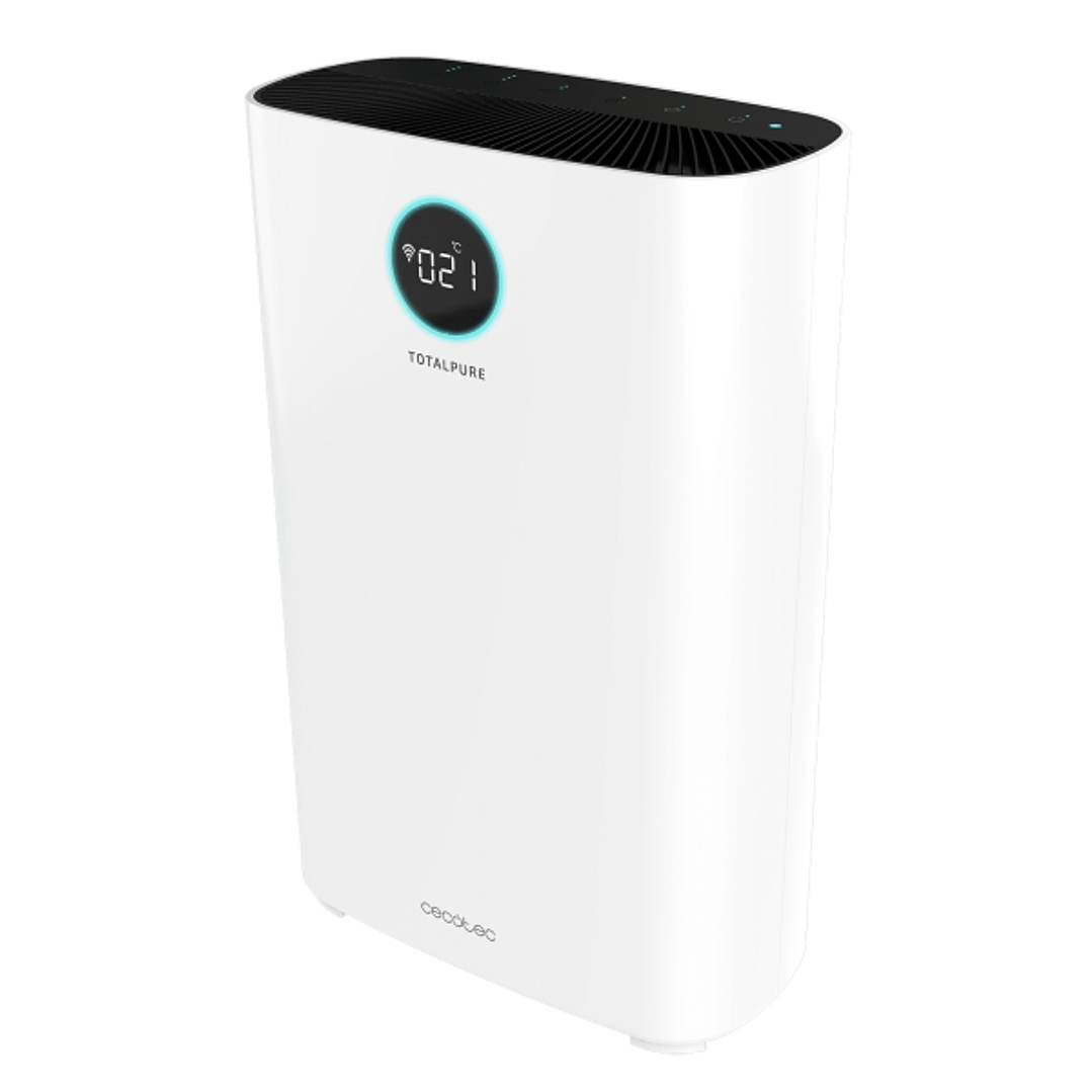Cecotec TotalPure 7500 Connected Purificador de Aire - 60W - Control Wi-Fi y Tactil - Cobertura hasta 200m3 - Sensor de Calidad Del Aire - Silencioso  1