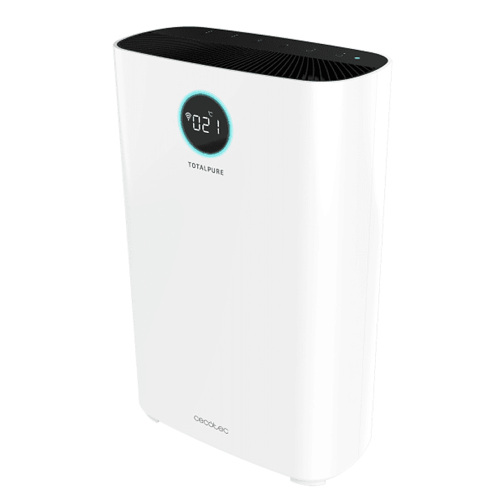 Cecotec TotalPure 7500 Connected Purificador de Aire - 60W - Control Wi-Fi y Tactil - Cobertura hasta 200m3 - Sensor de Calidad Del Aire - Silencioso  1