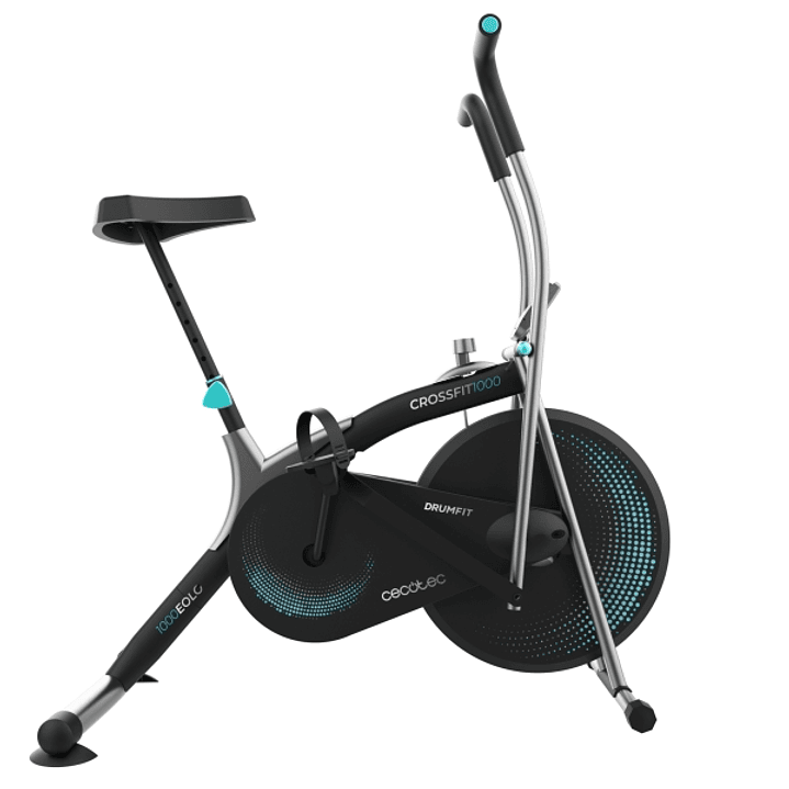 Cecotec Drumfit WOD Rider 1000 Eolo Bicicleta Estatica de Resistencia al Aire - Pedaleo Bidireccional - Sillin Ajustable - LCD Multifuncion - Protecci 1