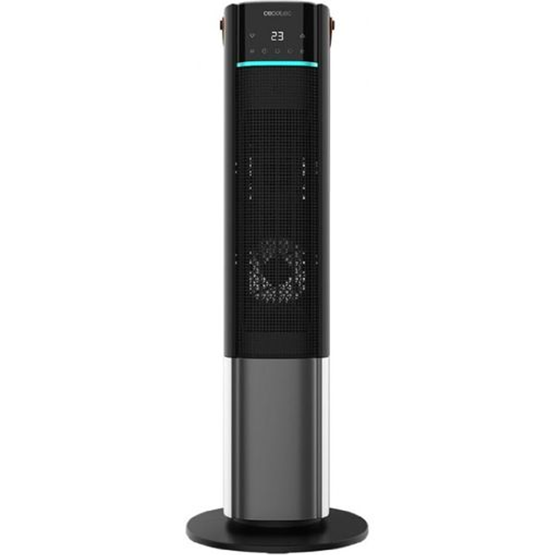 Cecotec ReadyWarm 2070 Max Ceramic Rotate Smart Calefactor Ceramico de Pie - 2000W - Cobertura hasta 20 M² - Oscilacion de 60º - Pantalla LED Digital  1