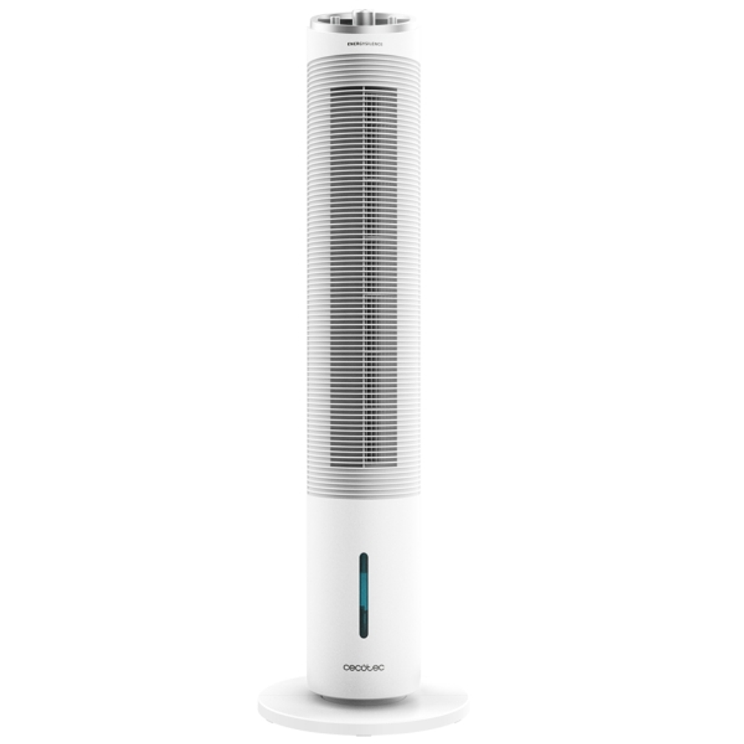 Cecotec EnergySilence 2000 Cool Tower Climatizador Evaporativo de Torre - 60W - Deposito 2L - 3 Velocidades - Oscilacion 60º - Caudal de 800m3/h - Sil 1