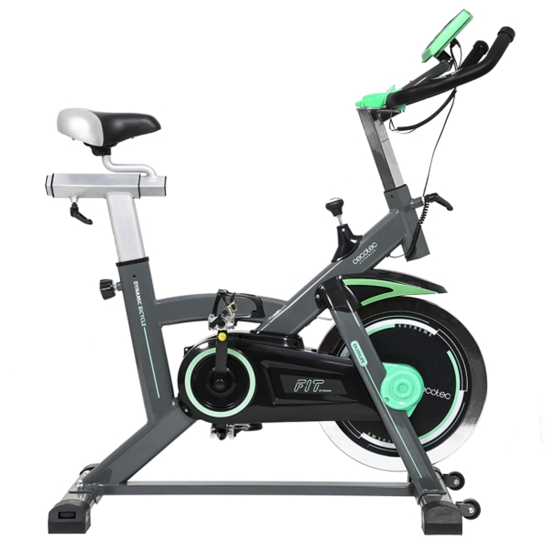 Cecotec Extreme 20 X Bicicleta Estatica con Volante de 20kg - Bajo Ruido - Resistencia Variable - LCD Multifuncion - Freno de Emergencia - Calapies -  1