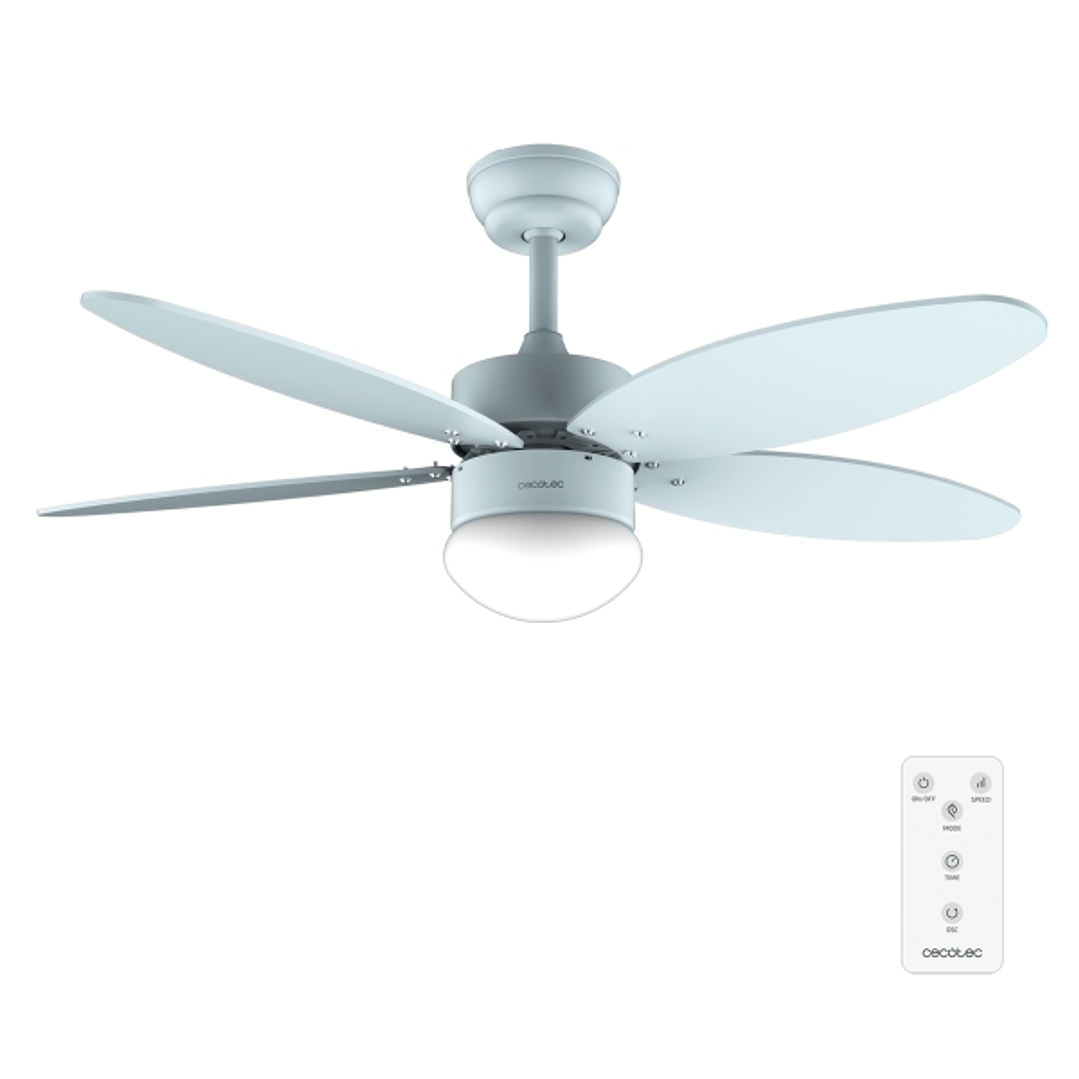 Cecotec EnergySilence Aero 4260 Full Sky Ventilador de Techo con 5 Aspas Reversibles y Luz - 40W - Diametro de 42