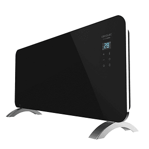 Cecotec Ready Warm 6770 Crystal Connection Convector de Cristal Templado - 2000W - Cobertura hasta 20m2 - Control Wi-Fi con App - LED Tactil - 2 Nivel