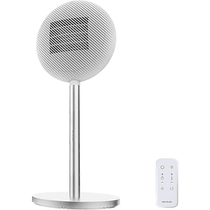 Cecotec ReadyWarm 2100 Sun Calefactor Ceramico - 2000W - Control Tactil y Remoto - Oscilacion Automatica - Termostato Regulable - Mando a Distancia - 