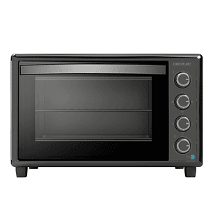 Cecotec Bake and Toast 6090 Gyro Horno de Sobremesa - 2200W - Capacidad de 60L - 12 Funciones - Rustidor Giratorio - Horneado por Conveccion - Luz Int