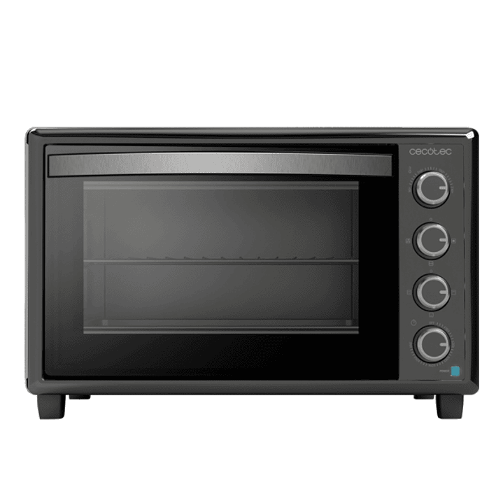 Cecotec Bake and Toast 6090 Gyro Horno de Sobremesa - 2200W - Capacidad de 60L - 12 Funciones - Rustidor Giratorio - Horneado por Conveccion - Luz Int 1