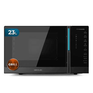 Cecotec ProClean 5130 Microondas - 800W - Capacidad de 23L - y Grill 1000W - Control Digital Preciso - 5 Niveles de Potencia - Funcion de Descongelado
