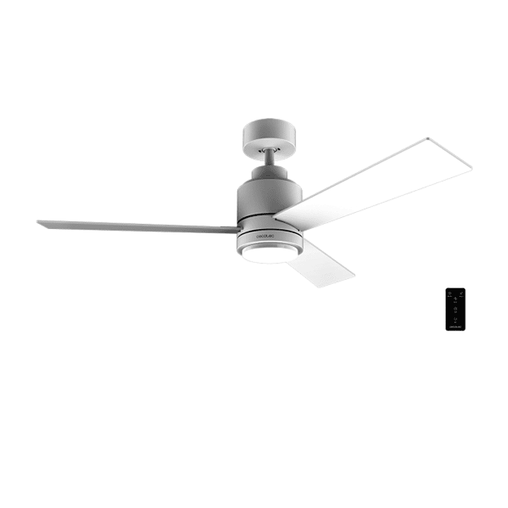 Cecotec EnergySilence Aero 4850 Style White Ventilador de Techo con 3 Aspas y Luz Integrada - 30W - Diametro de 48