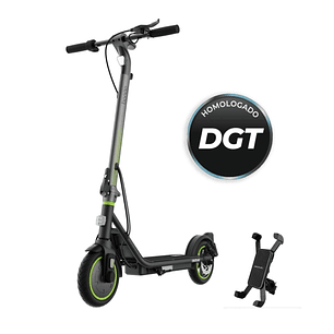 Cecotec Bongo Serie D30 Mobile Patinete Electrico - 350W - Autonomia 30km - Ruedas 8.5” - Frenos Electricos y de Disco - Velocidad Maxima 25km/h - Sop