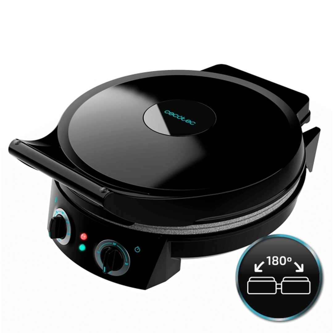 Cecotec Fun Pizza and Co Horno Electrico para Pizzas - 1800W - Temporizador 30min - Apertura 180º - Antiadherente - Diametro 31cm - Temperatura 220ºC  1