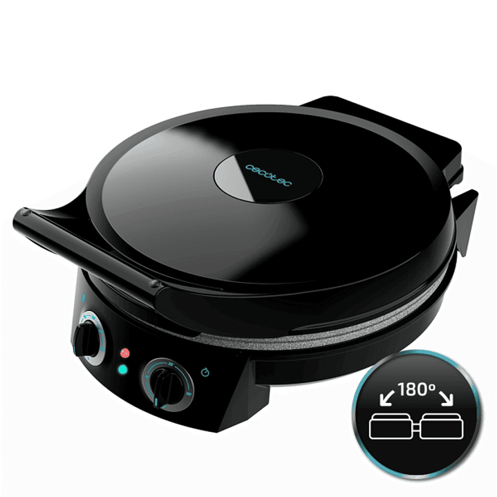 Cecotec Fun Pizza and Co Horno Electrico para Pizzas - 1800W - Temporizador 30min - Apertura 180º - Antiadherente - Diametro 31cm - Temperatura 220ºC  1