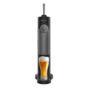 Cecotec BeerFlow 500 Dispensador de Cerveza Portatil - Compatible con Latas y Botellas - Control de Espuma Ajustable - Facil de Limpiar y Almacenar - 