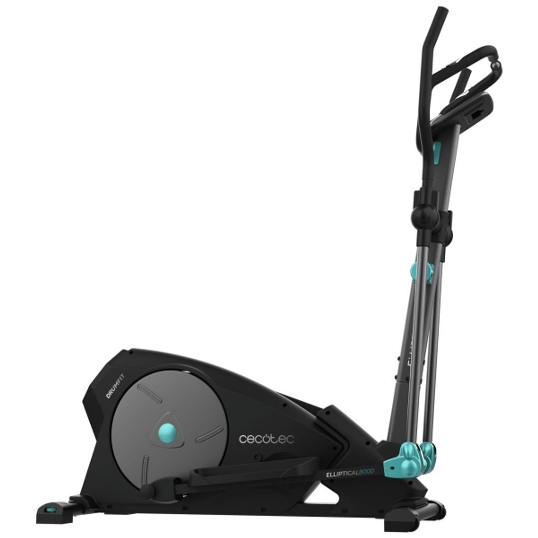 Cecotec Drumfit Elliptical 8000 Magno Bicicleta Eliptica - Pantalla LCD - Resistencia Magnetica - Volante de 8kg - Zancada de 38cm - Soporte para Disp 1