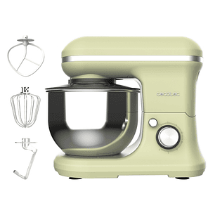 Cecotec Cecomixer Merenge Batidora Amasadora - Motor Reforzado y Proteccion Termica - Bol de Acero Inoxidable 5L - Movimiento Planetario - 6 Niveles d