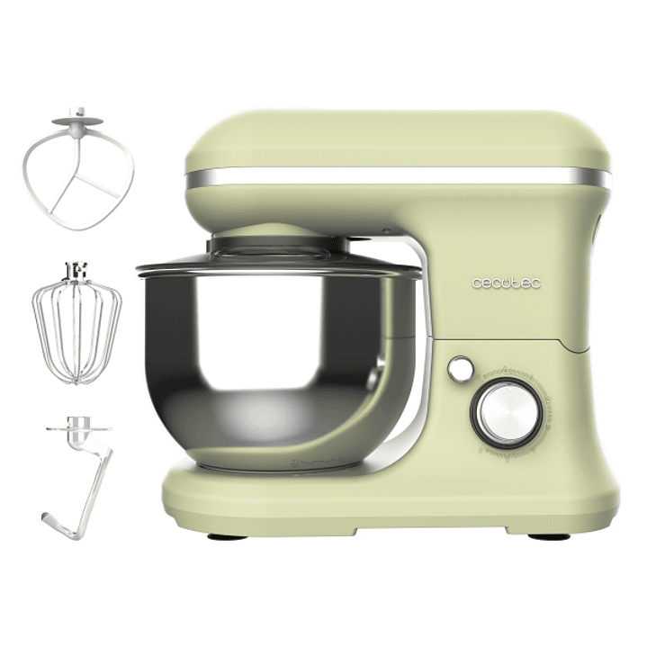 Cecotec Cecomixer Merenge Batidora Amasadora - Motor Reforzado y Proteccion Termica - Bol de Acero Inoxidable 5L - Movimiento Planetario - 6 Niveles d 1