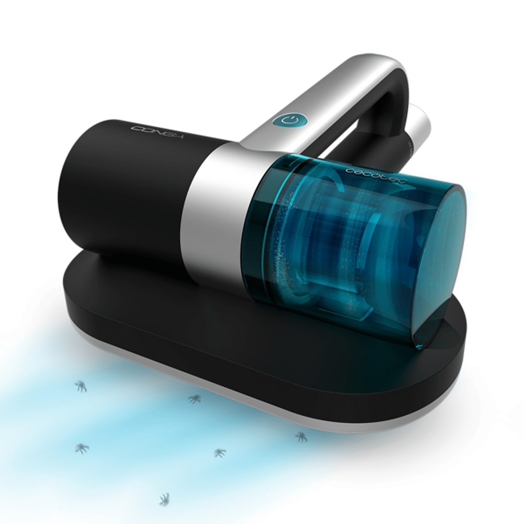 Cecotec Conga 5000 Mattress Liberty Aspirador de Colchones - 100W - Luz Ultravioleta - Autonomia de 20min - Tecnologia Ciclonica - Filtro de Alto Rend 1