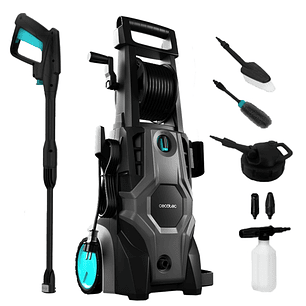 Cecotec HydroBoost 2400 AdvanceClean Hidrolimpiadora - 2400W - Caudal de 480l/h - Presion Maxima 180bar - Botella de Jabon - Bomba de Aluminio - Facil