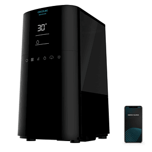 Cecotec Breeze Care 4000 Connected Humidificador de Aire - 110W - Capacidad Deposito 6L - 400 ml/h - Wi-Fi - Tactil - Cobertura 40m2 - Temporizador 12