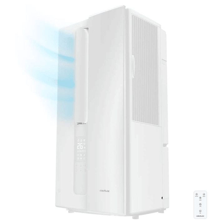 Cecotec WindowClima 900 Aire Acondicionado Portatil - 2250 Frigorias - 9000 BTU - Sistema Inverter - Cobertura hasta 22m2 - Mando a Distancia - Panel  1