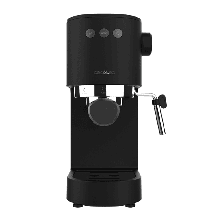Cecotec Cafelizzia Fast Cafetera Expresso - 1350W - Calentamiento Rapido y Homogeneo - Vaporizador Orientable - Doble Salida para Cafes - Deposito 1.2 1