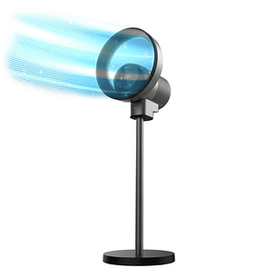 Cecotec TotalPure 2in1 MoonStyle Dark Ventilador sin Aspas 2 en 1 - 35W - Purificacion de Aire con Filtro - WiFi y Tactil - Pantalla LED - Silencioso 