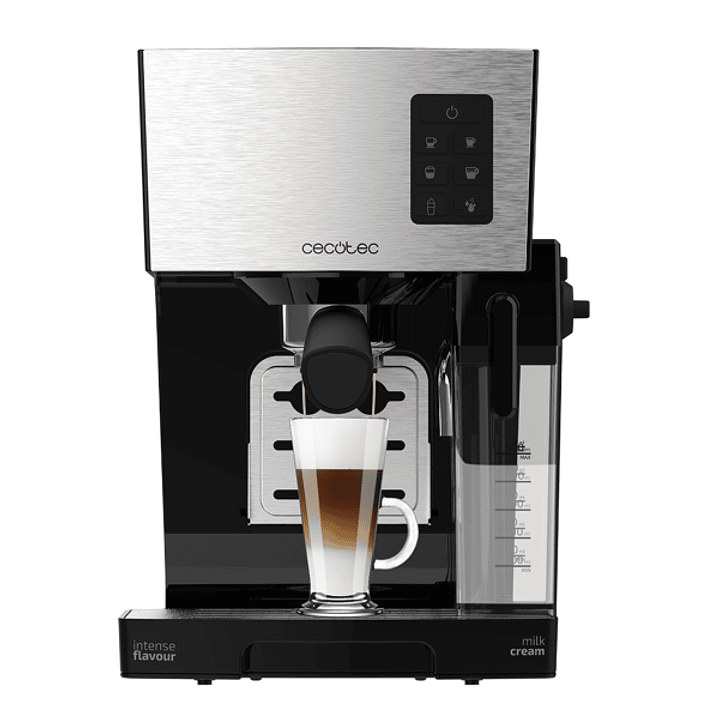 Cecotec Power Instant-ccino 20 Cafetera Expresso - 1450W - 20Bar - Deposito Leche 400ml - Calentamiento Rapido - Acabados en Acero Inoxidable - Calien 1