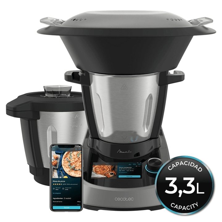 Cecotec Mambo Touch Robot de Cocina - 1600W - Pantalla Tactil TFT 5